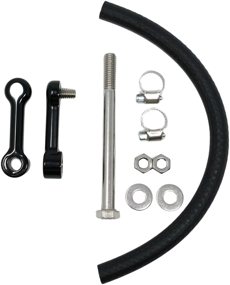 Dk Custom Products 880-3028 DK-SFT-TLK-1 BILLET TANK LIFT KIT 1" `99-17 SOFTAIL POWDER COAT BLK