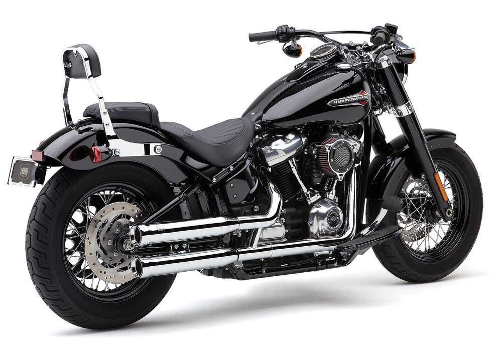 Cobra 3" NH Series Slip-ONS Chrome Softail - 6047 For Harley Softail 2018-2023