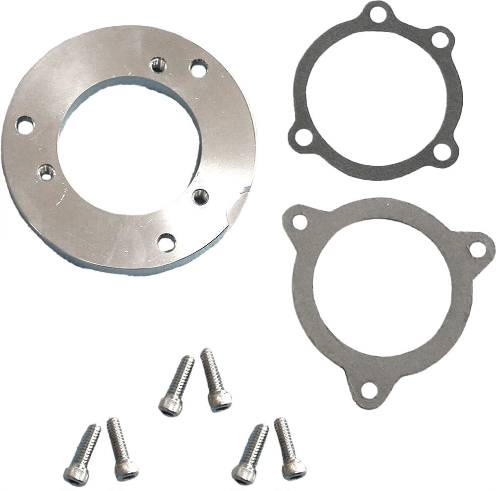 Harddrive Air Cleaner Adapter FLT TBW to CV - 121230 For Harley Touring 2008-2016