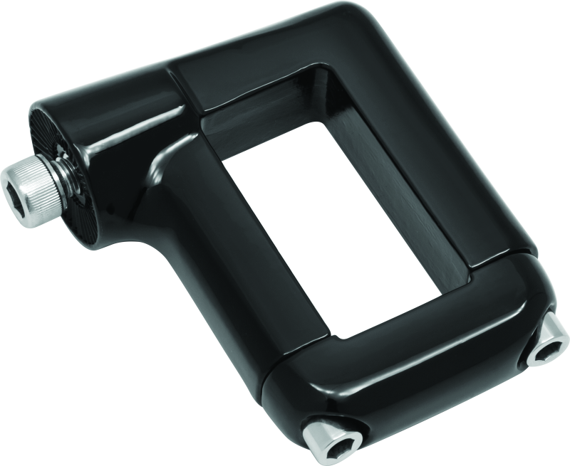 Kuryakyn 3118 Side Mount License Plate Clamp Black