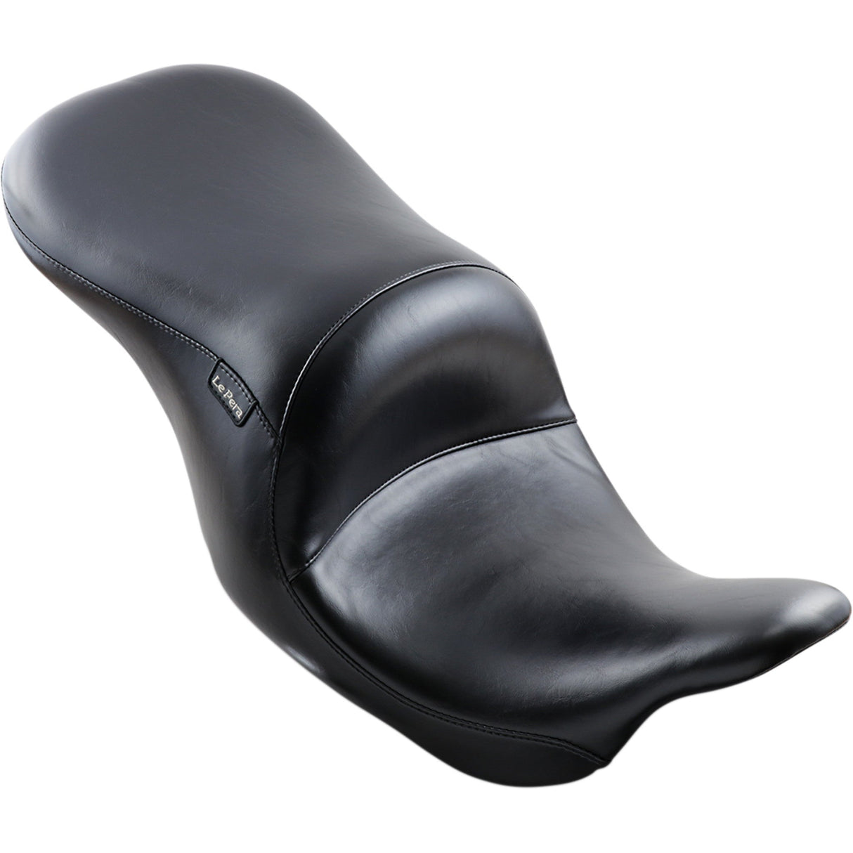 LePera Maverick Up-Front Seat Without Backrest Smooth Black - LKU-957S For Harley Touring 2008-2023