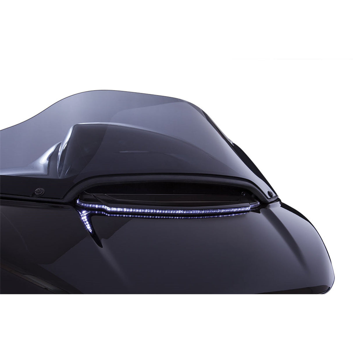 CIRO 2040-2214 40021 LED Lighted Fairing Vent Trim - Black