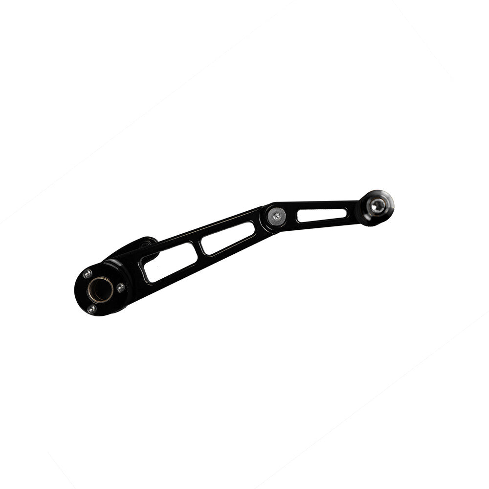Santoro Fabworx SF30030 Just THE TIP ADJ BRK ARM Black With TOE PEG Black For Harley Touring 2015-2026