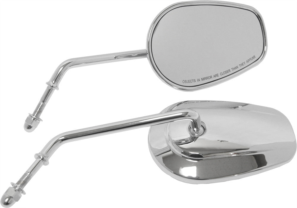 Harddrive 820-52800 18-500 MIRROR OE STYLE TAPERED LONG STEM CHROME