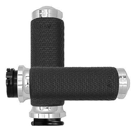 Avon 40-4740C MF-63B-CH CABLE THROTTLE MEMORY FOAM GRIP CHROME