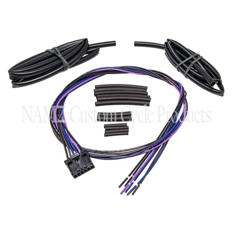 NAMZ NTSX-3601 11-17 V-twin Fxst/flst W/switch Housing Mounted Signal Front Turn Sig Relocation Harness 36in.