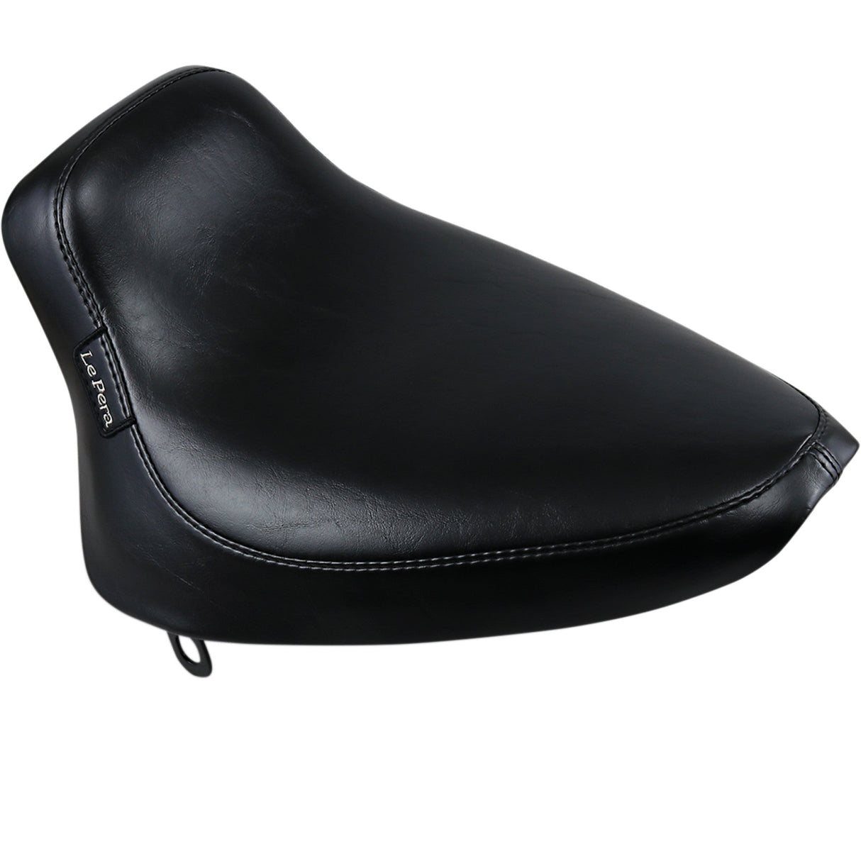 LePera Silhouette Solo Seat Smooth Black - LGN-850 For Harley Softail 1984-1999