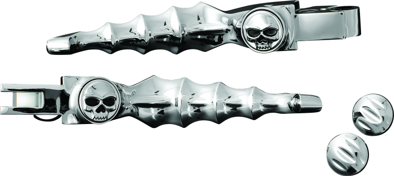 Kuryakyn 1047 Zombie Levers 96-Up Cable Chrome
