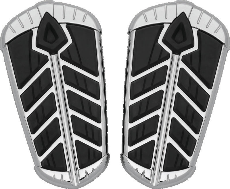 Kuryakyn 5656 Spear Floorboard Insert Passenger Indian Chrome