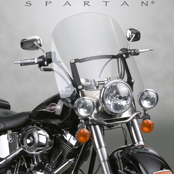National Cycle 562-20100 N21200 SPARTAN WINDSHIELD CLEAR QUICK RELEASE 18.5"