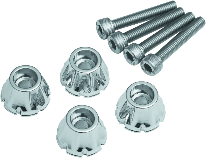 Kuryakyn Windshield Screws Fltr Chrome - 5721 For Harley Road Glide 2015-2021