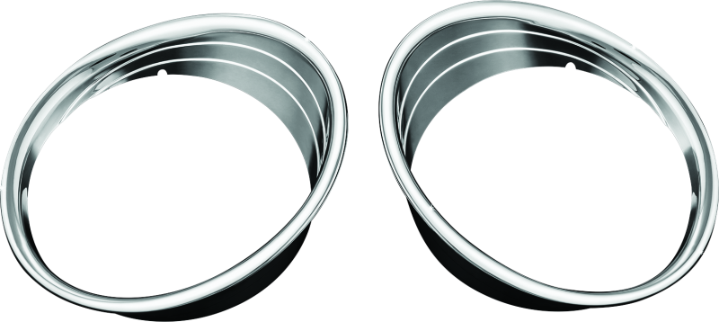 Kuryakyn Driving Light Bezels Indian Chrome - 5622 For Indian Chieftain 2014-2020
