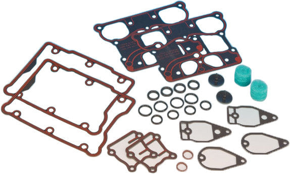 James Gasket James Gaskets Gasket Rocker Cover Twin CAM ALL Kit - 17033-99 For Harley Motorcycles 1999-2017