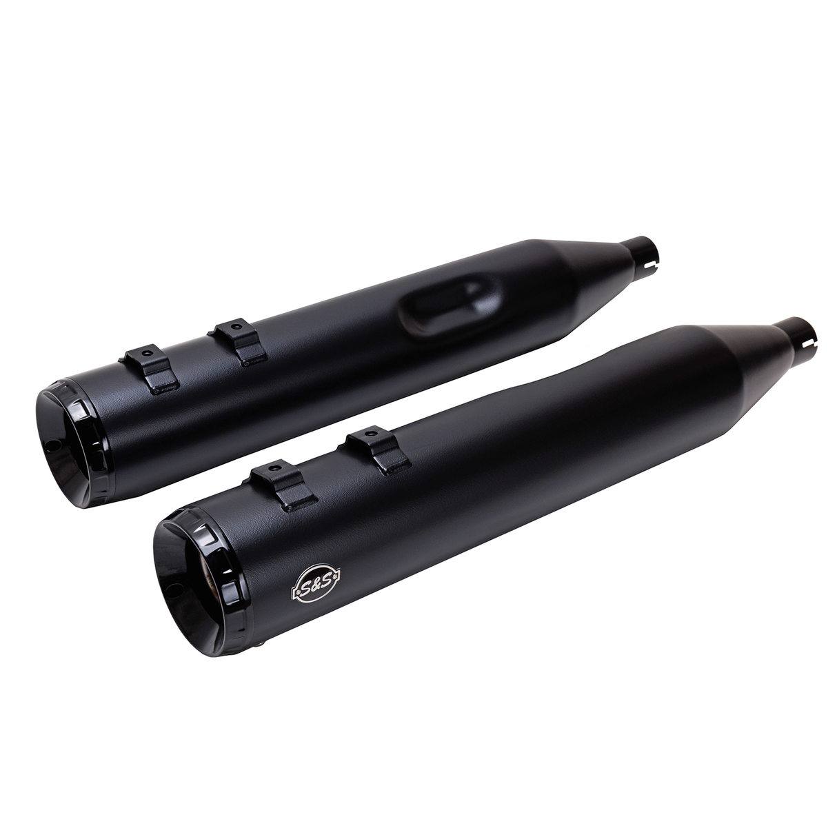 4-1/2" GNX Slip-On Mufflers - Guardian Black - 1801-1767