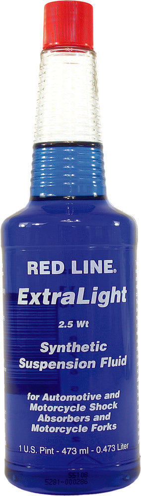 Red Line Synthetic Suspension Fluid 2.5W 16OZ - 91112 For Ducati Motorcycles 2012-2018 | Triumph Motorcycles 2012-2018 | Suzuki Motorcycles 2012-2018