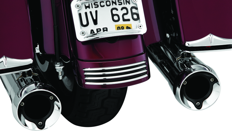 Kuryakyn Rear Fender Accents Flhx & Fltr Models Chrome - 7797 For Harley Touring 2006-2023