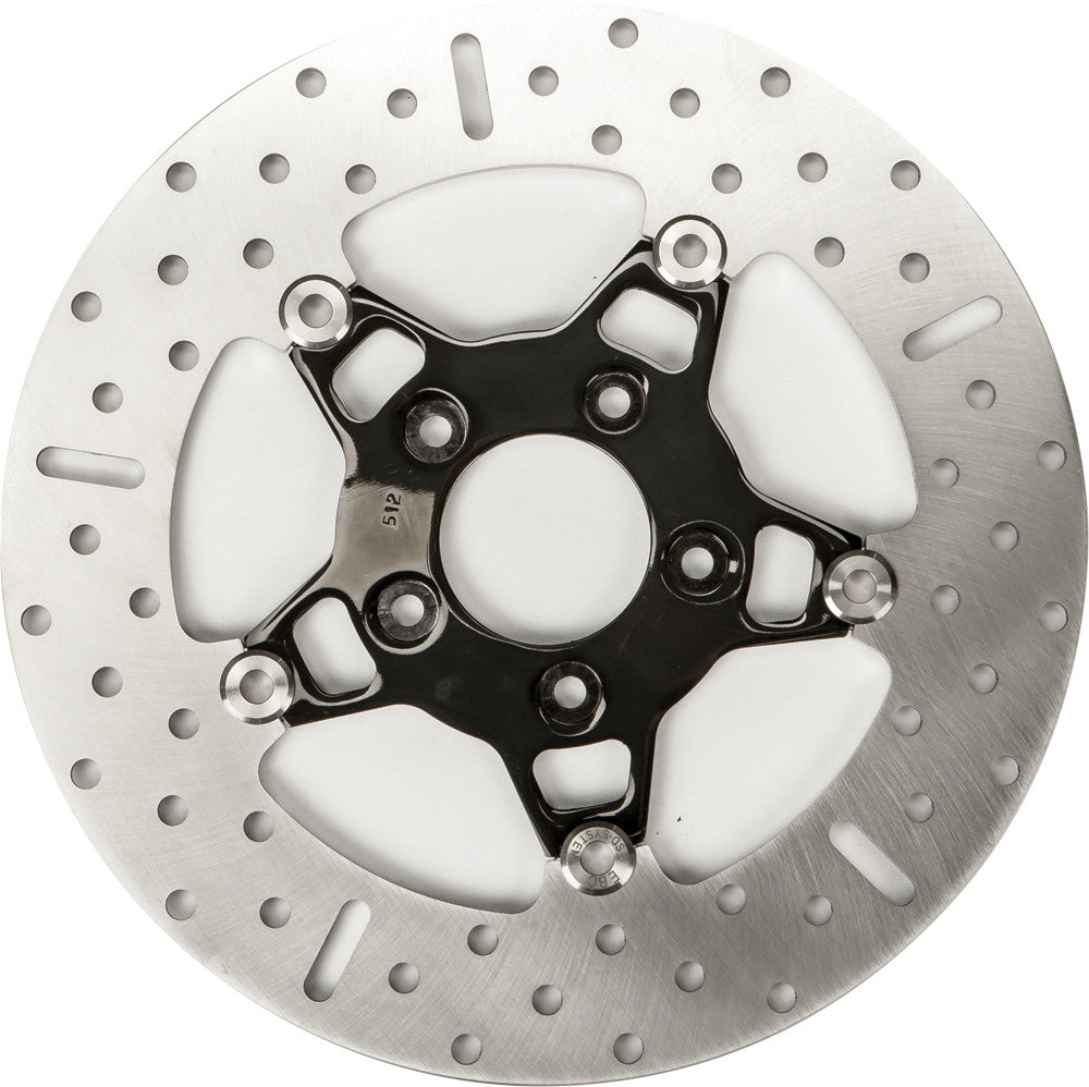 Ebc V-Twin Street Rotor Floating Chrome Black - FSD010BLK For Harley Motorcycles 2000-2014
