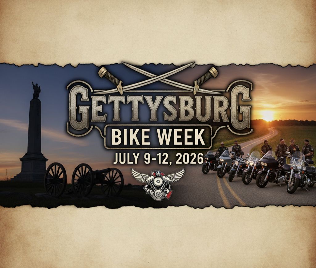Gettysburg Bike Week (July 9 - July 12)