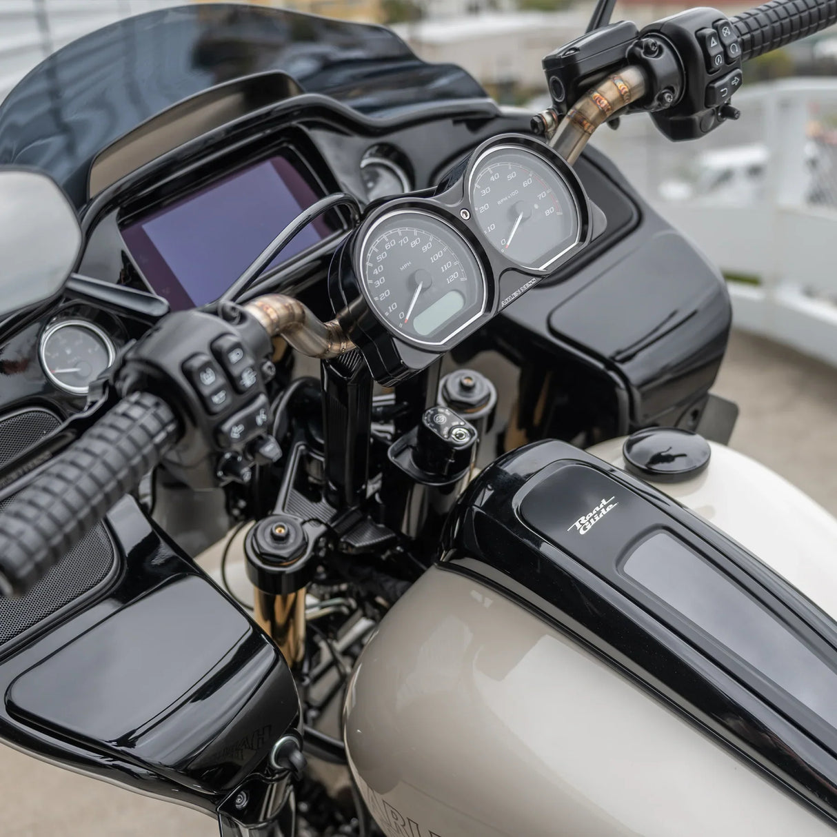 Arlen Ness Method Kickback Handlebar Riser 10" Black - 520-032 For Harley Touring 2015-2024