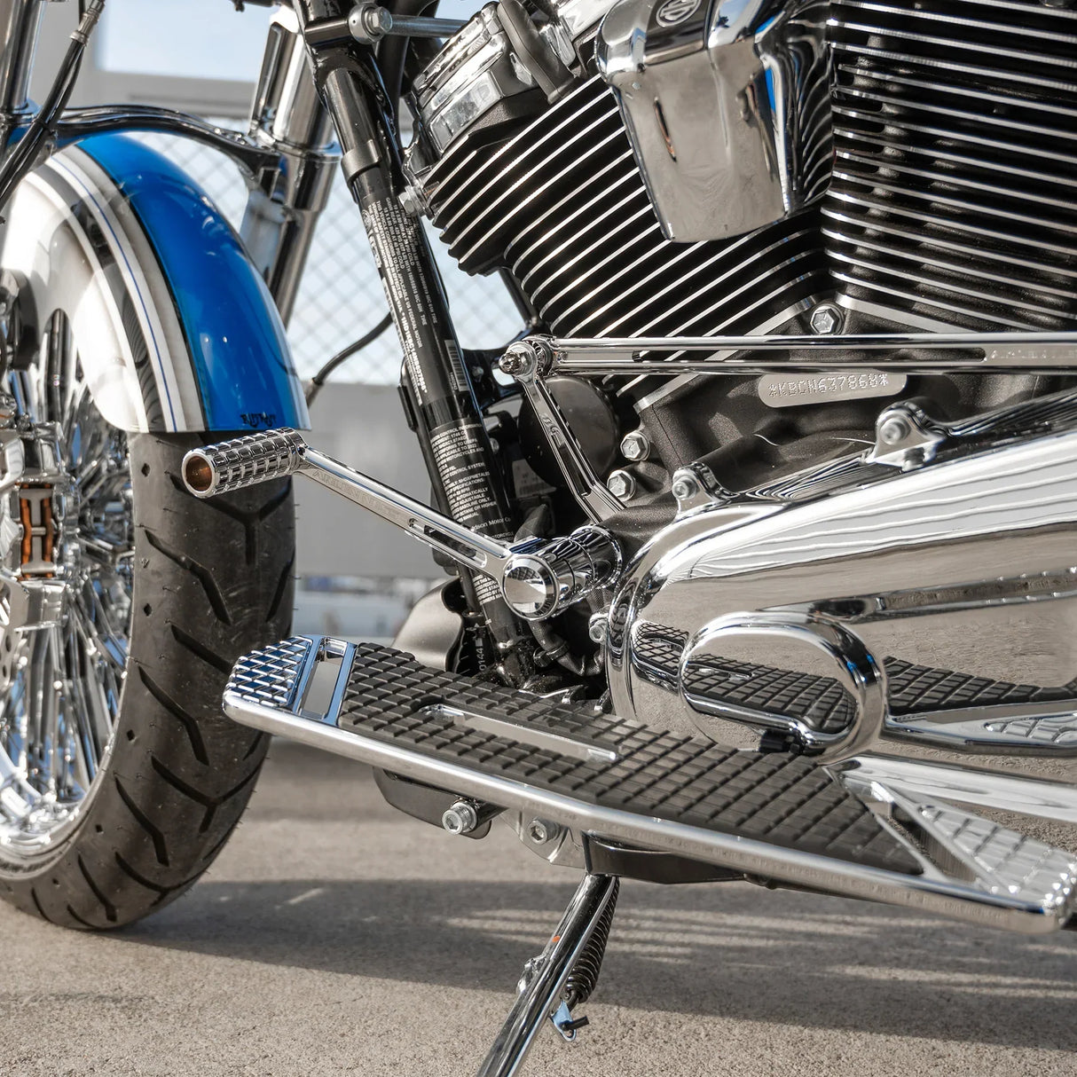 Arlen Ness SpeedLiner Foot Control Kit Solo Chrome - 420-105 For Harley Touring 1999-2026