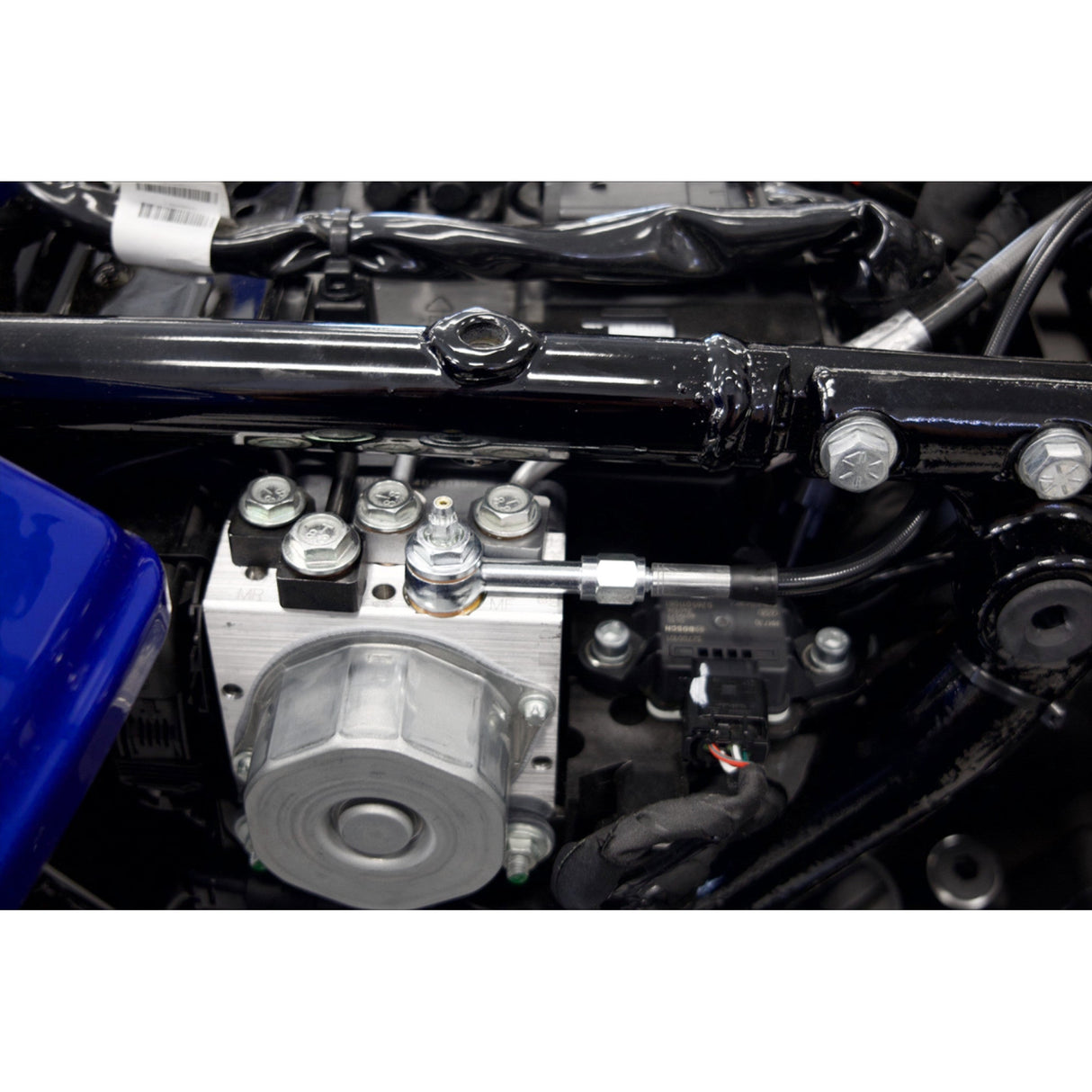 FAT BAGGERS INC. 0662-1310 249914-C EZ Install Kit 14" handlebars - upper clutch - full length - braided stainless steel/chrome