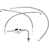 Magnum Shielding XR Stainless Extreme Response Front Brakeline Kit Brake Line Steel For Harley Touring 1994-2007