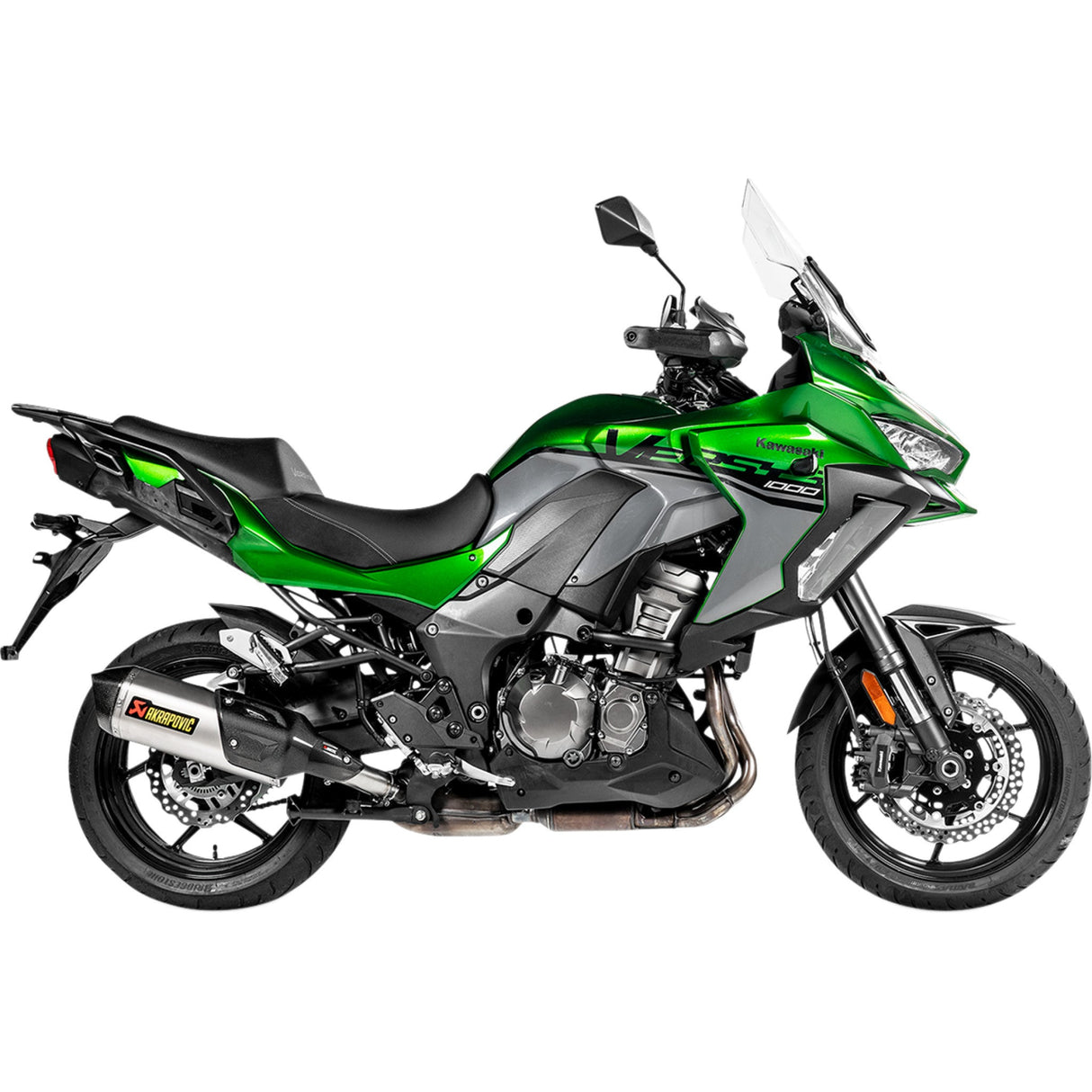 Akrapovic Slip-On Line Muffler - S-K10SO22-HWT Kawasaki Versys + / Versys 1000 2019-2023
