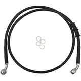DRAG SPECIALTIES Brake Line Front - Black