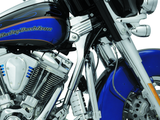 Kuryakyn Deluxe Neck Cover Kit Chrome - 8146 For Harley Touring 1995-2005