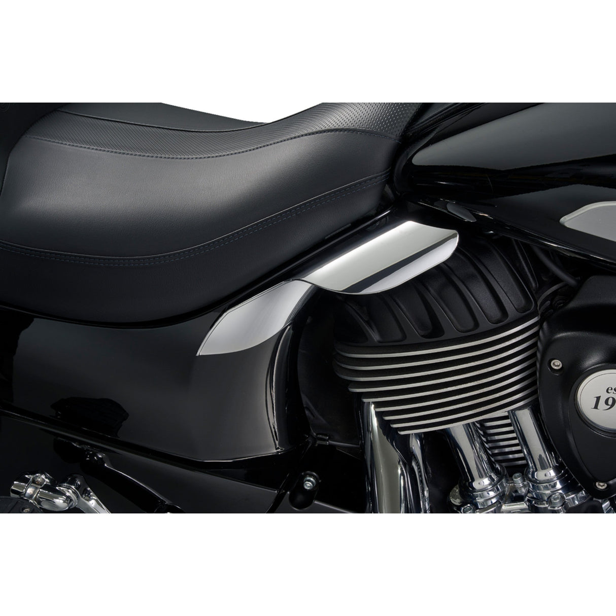 CIRO 0504-0433 16000 Heat Deflectors chrome - indian