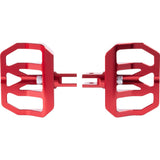 Thrashin Supply CO. Mini Aggressor Floorboards Red Front - TSC-2031-2-SF For Harley Softail 2018-2025