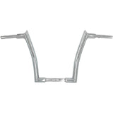 FAT Baggers INC. 1-1/2" EZ Install Pointed Top Handlebar 14" Chrome - 807014 For Harley Touring 2008-2016