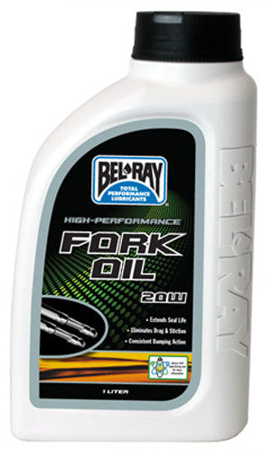 Bel-Ray High-Performance Fork OIL 20W 1L - 99340-B1LW For Ducati Motorcycles 2012-2018 | Triumph Motorcycles 2012-2018 | Suzuki Motorcycles 2012-2018