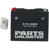 Parts Unlimited Factory-Activated AGM Maintenance-Free Battery YT12B4/YT12B-BS For Ducati Motorcycles 2006-2022 | Kawasaki Ninja 2005-2010