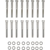 Drag Specialties Primary Cover Bolt Kit Knurled Chrome Sportster For Harley Sportster 2004-2021