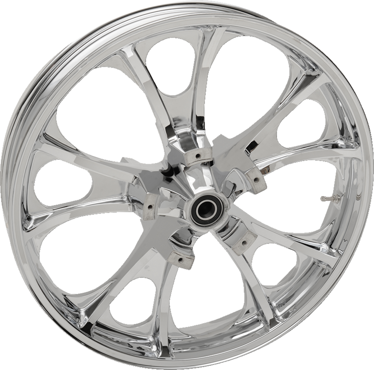 Wheel - Largo 3D - Front - Dual Disc/with ABS - Chrome - 21x3.5 - 0201-2395