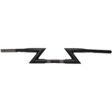 LA CHOPPERS 0601-4604 LA-7310-00M 1-1/4" Z-Bar Style Handlebar - Outlaw "Z" - 1-1/4" - Flat Black