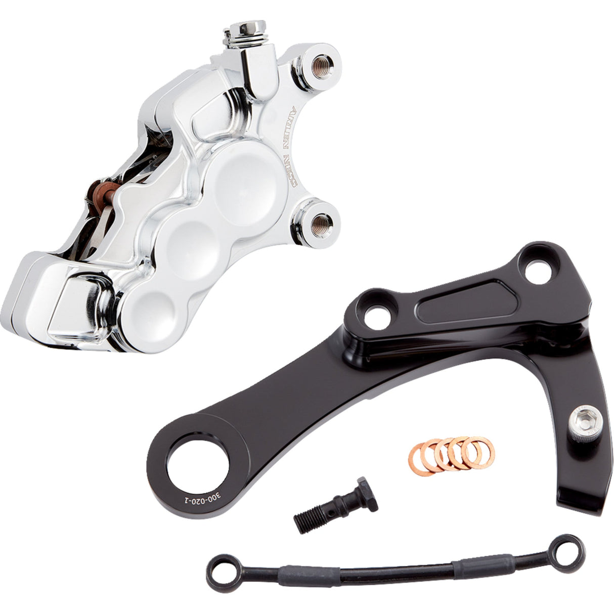 Arlen Ness Brake Caliper Rear Chrome - 02-326 For Harley Softail 2018-2024