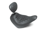 Mustang Motorcycle 83043 Mustang 18-21 Harley Low Rider, Sport Glide Wide Tripper Solo Seat W/dbr Diamond Stitch - Black