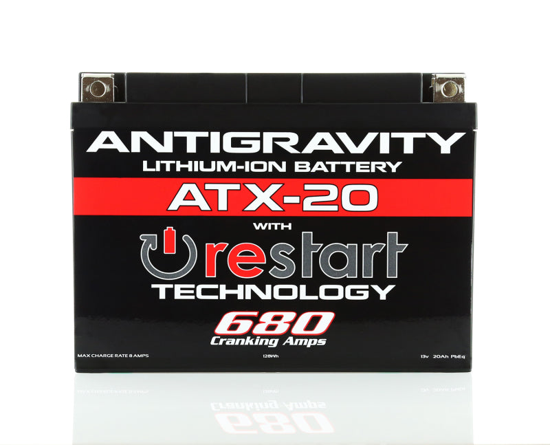 Antigravity Batteries YTX20 Lithium Battery W Re-Start - AG-ATX20-RS For BMW Motorcycles 1980-2016 | Victory Motorcycles 2003-2017