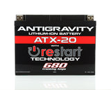 Antigravity Batteries YTX20 Lithium Battery W Re-Start - AG-ATX20-RS For BMW Motorcycles 1980-2016 | Victory Motorcycles 2003-2017