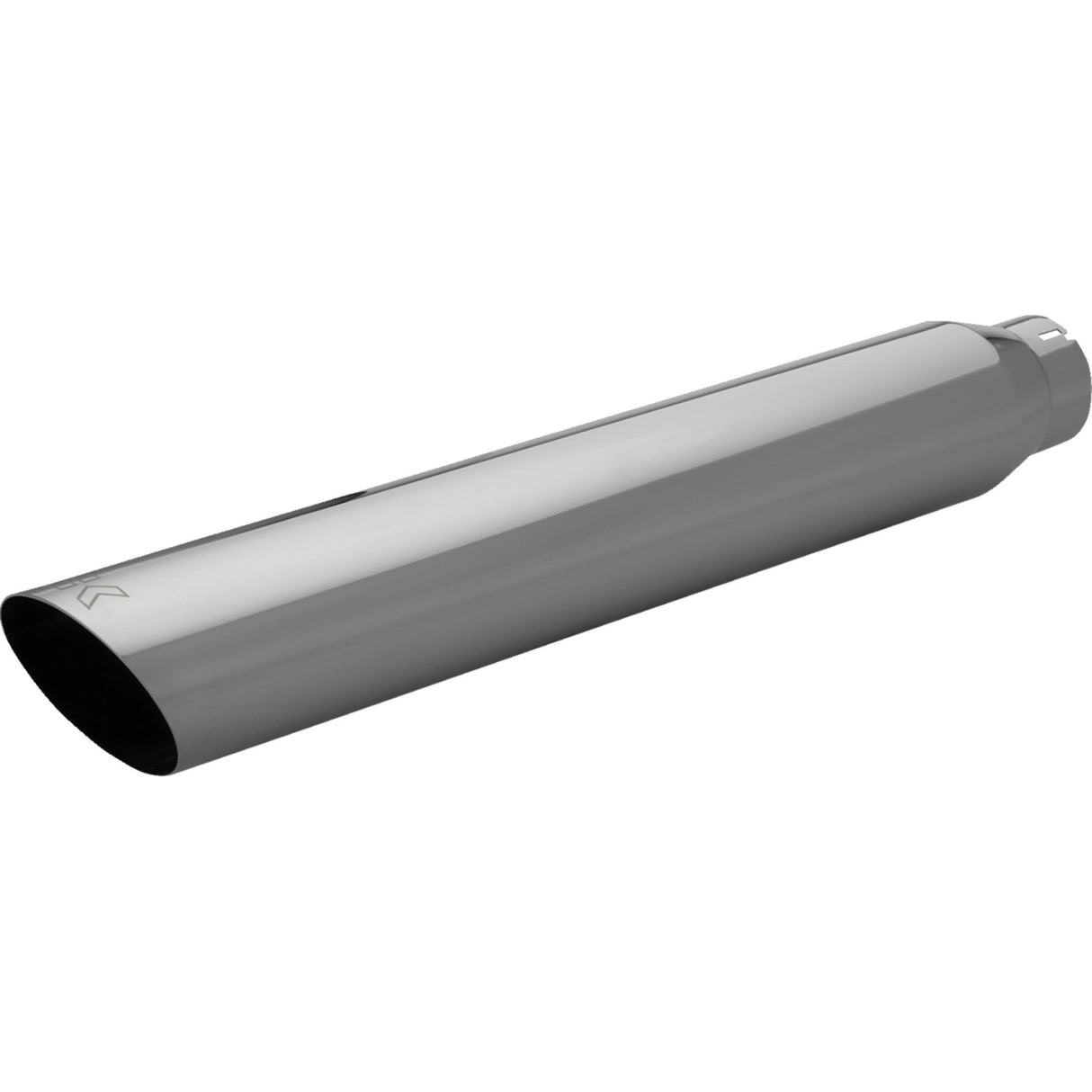 KHROME WERKS 1801-1877 40FSL-4031-CHR Slip-On Slash Down Muffler 4" - chrome - m8 softail