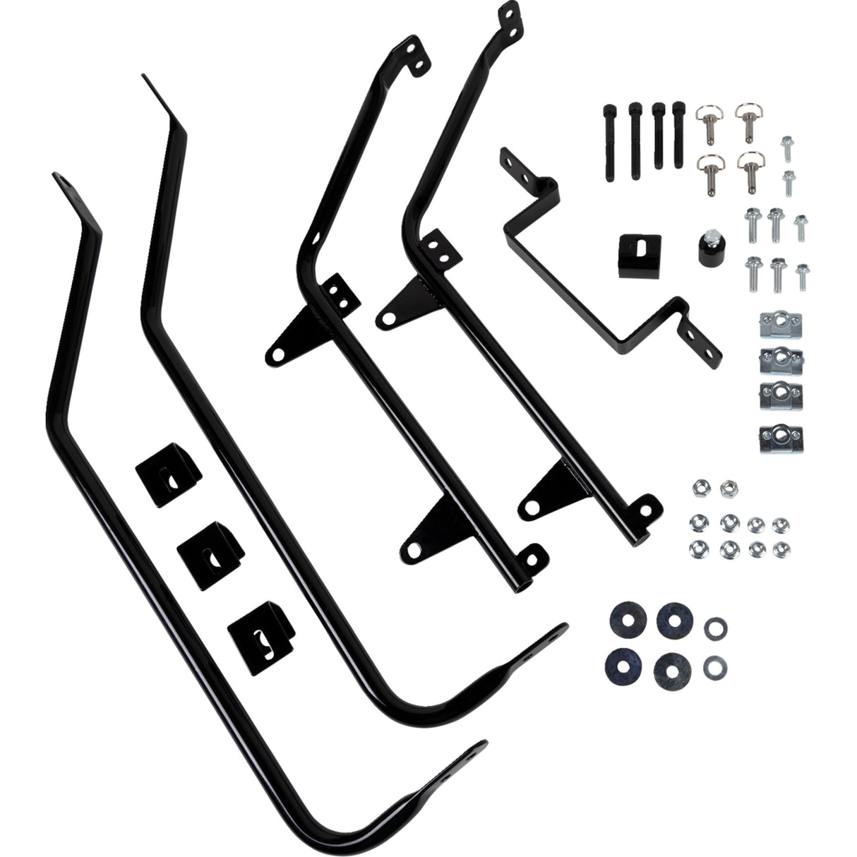 CYCLE VISIONS 3501-0539 CV-7201 Bagger Tail Mounting System Saddlebag Mount for Softail Models