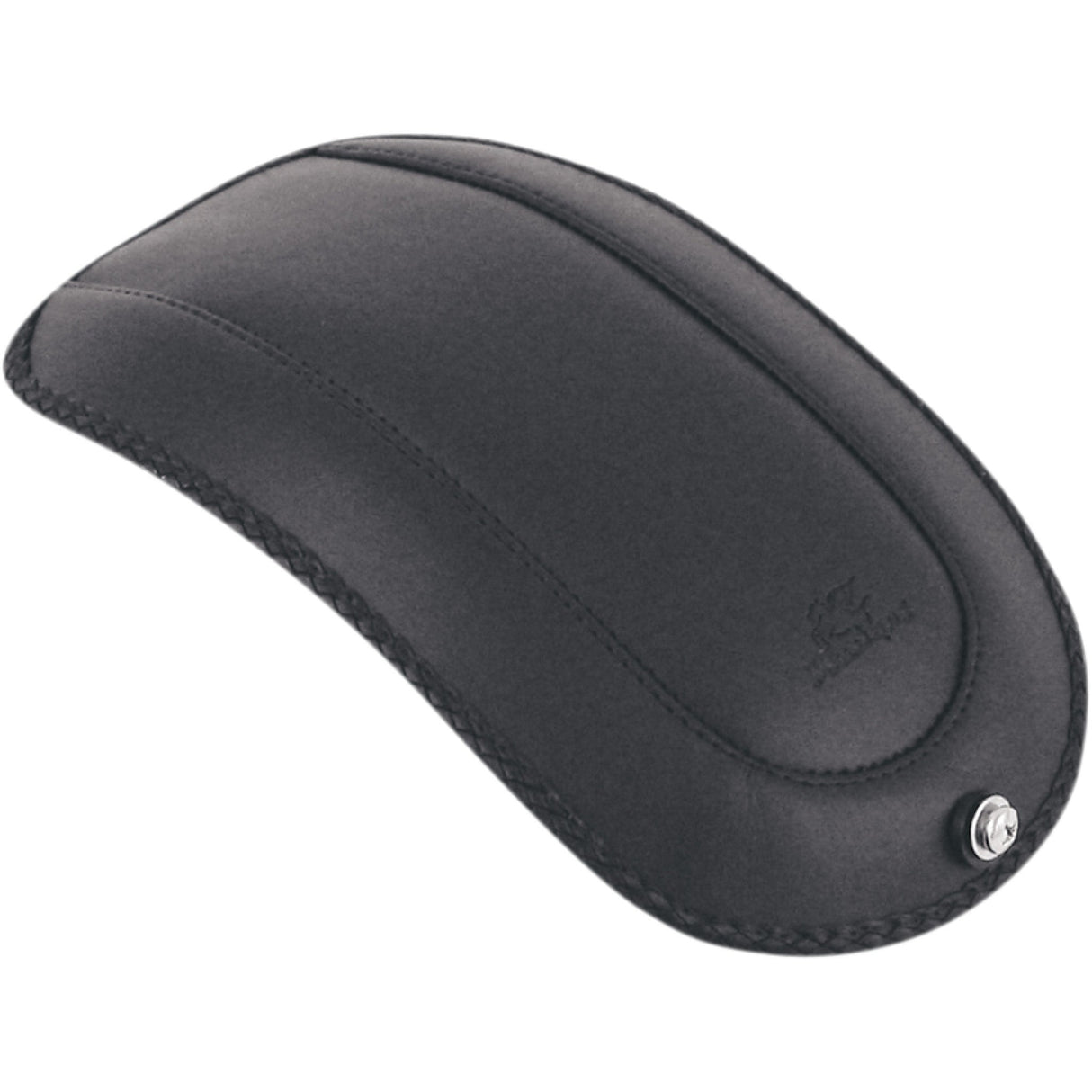 Mustang Fender Bib For Solo Seat — Smooth Black - 78062 For Harley Softail Deuce 2000-2007