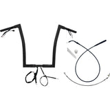 FAT Baggers INC. 1-1/4" EZ Install Flat Top Handlebar 16" Black - 749916-B For Harley Road Glide 2023-2026