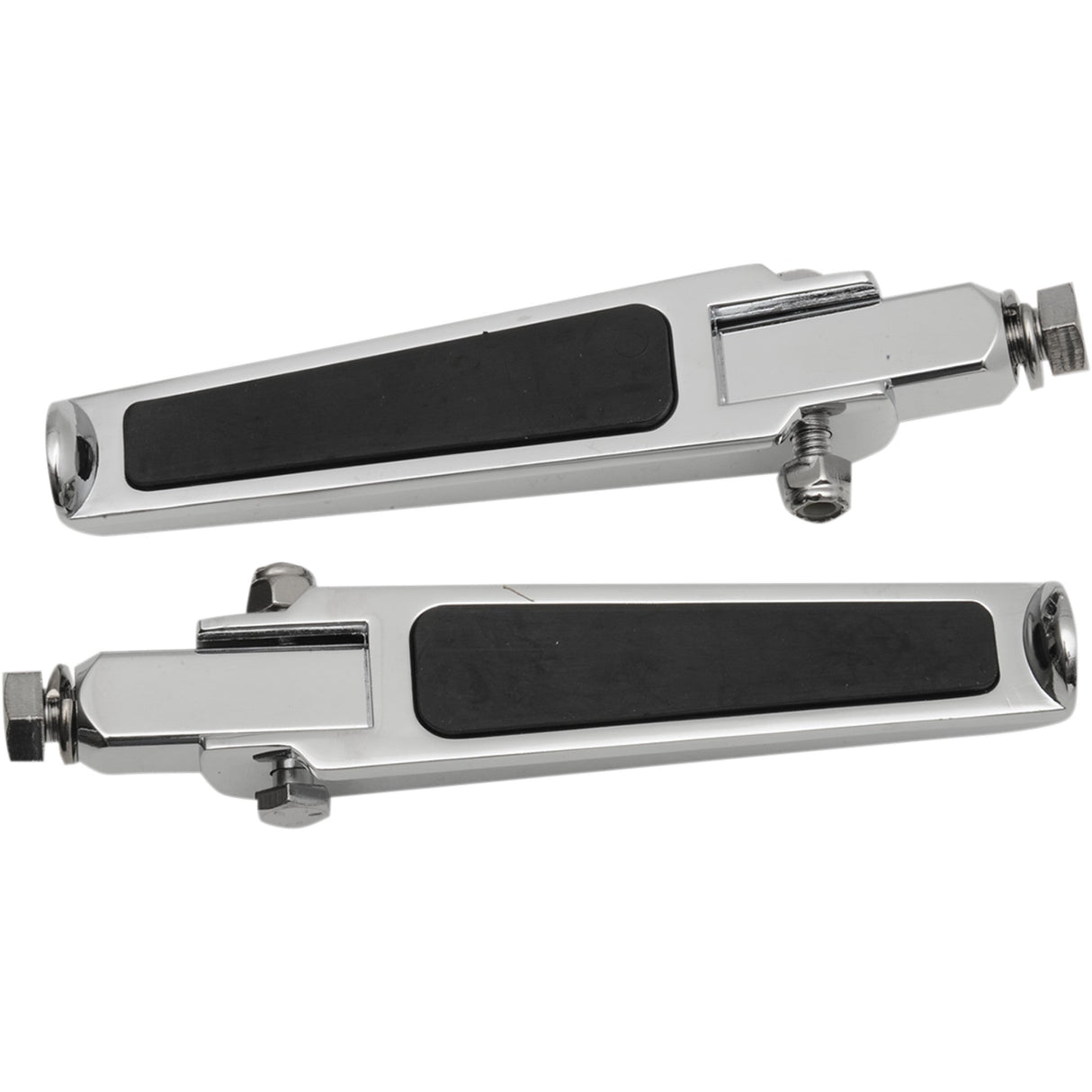 DRAG SPECIALTIES 1904-6452 Footpegs with Rubber Inlay Bolt-On Footpegs - Rubber Inlay