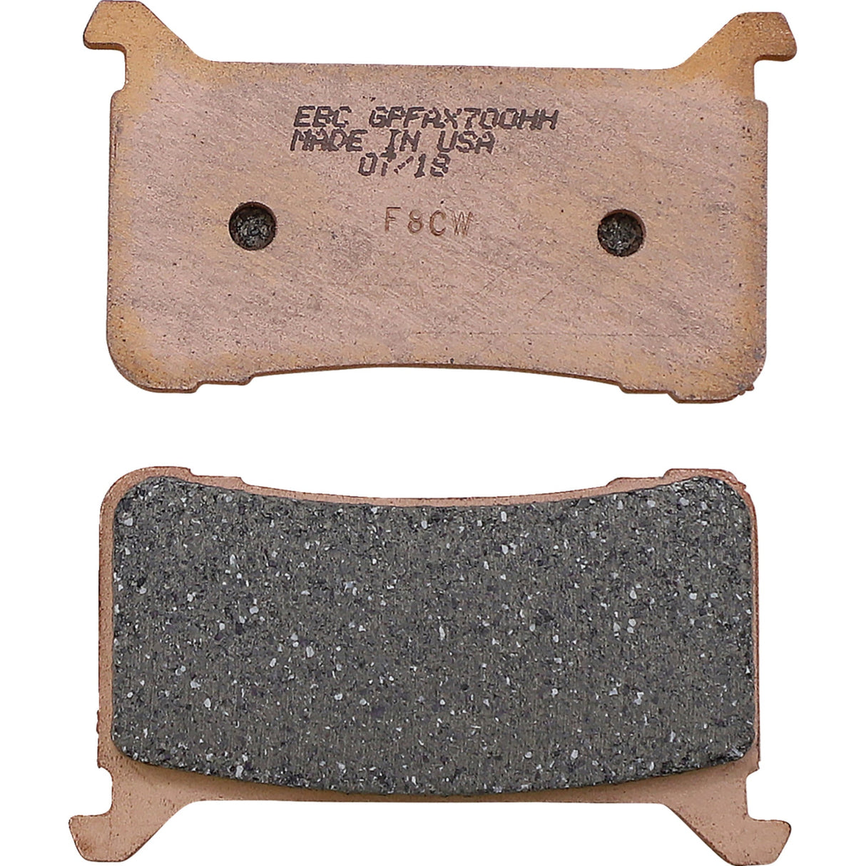EBC 1721-2837 GPFAX700HH Sintered Road Race "GPFAX" Brake Pads Sintered Road Race Brake Pads