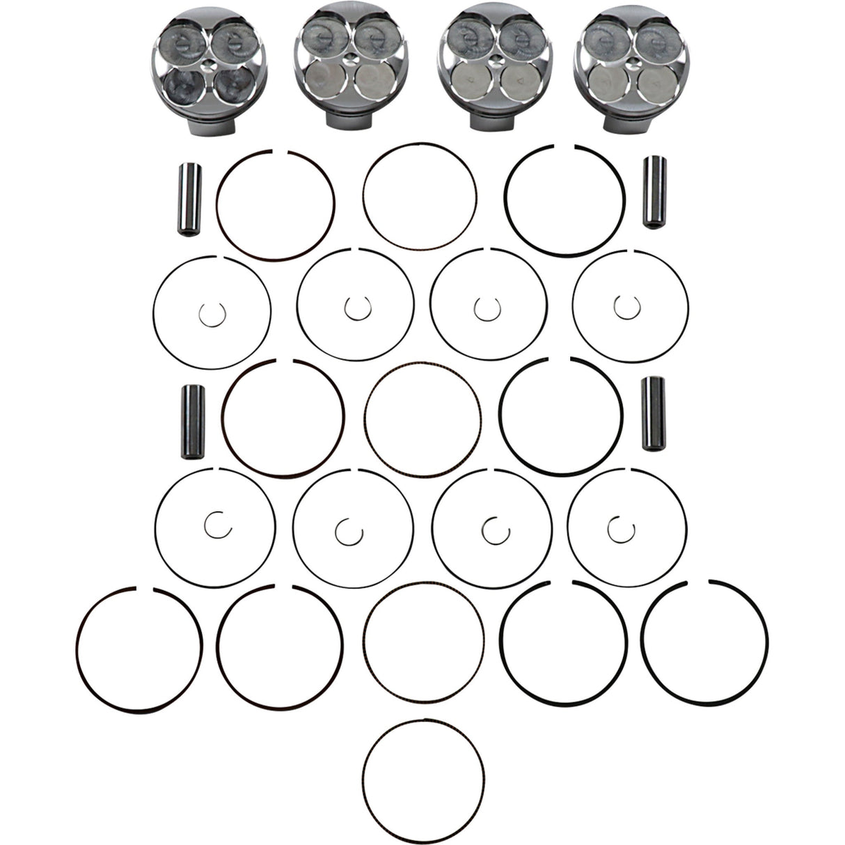 JE PISTONS 0910-5817 308645 Piston Kit