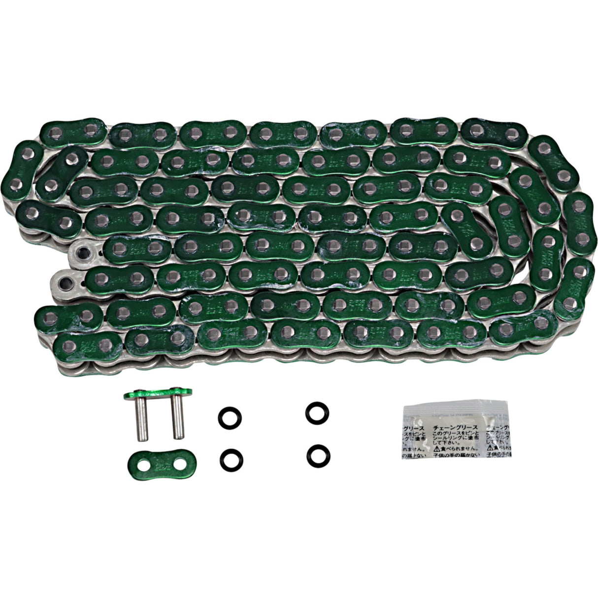 EK 1223-1490 525ZVX3-120AN 525 ZVX3 Extreme Sportbike Series Chain 525 ZVX3 - Sportbike Chain - 120 Links - Green