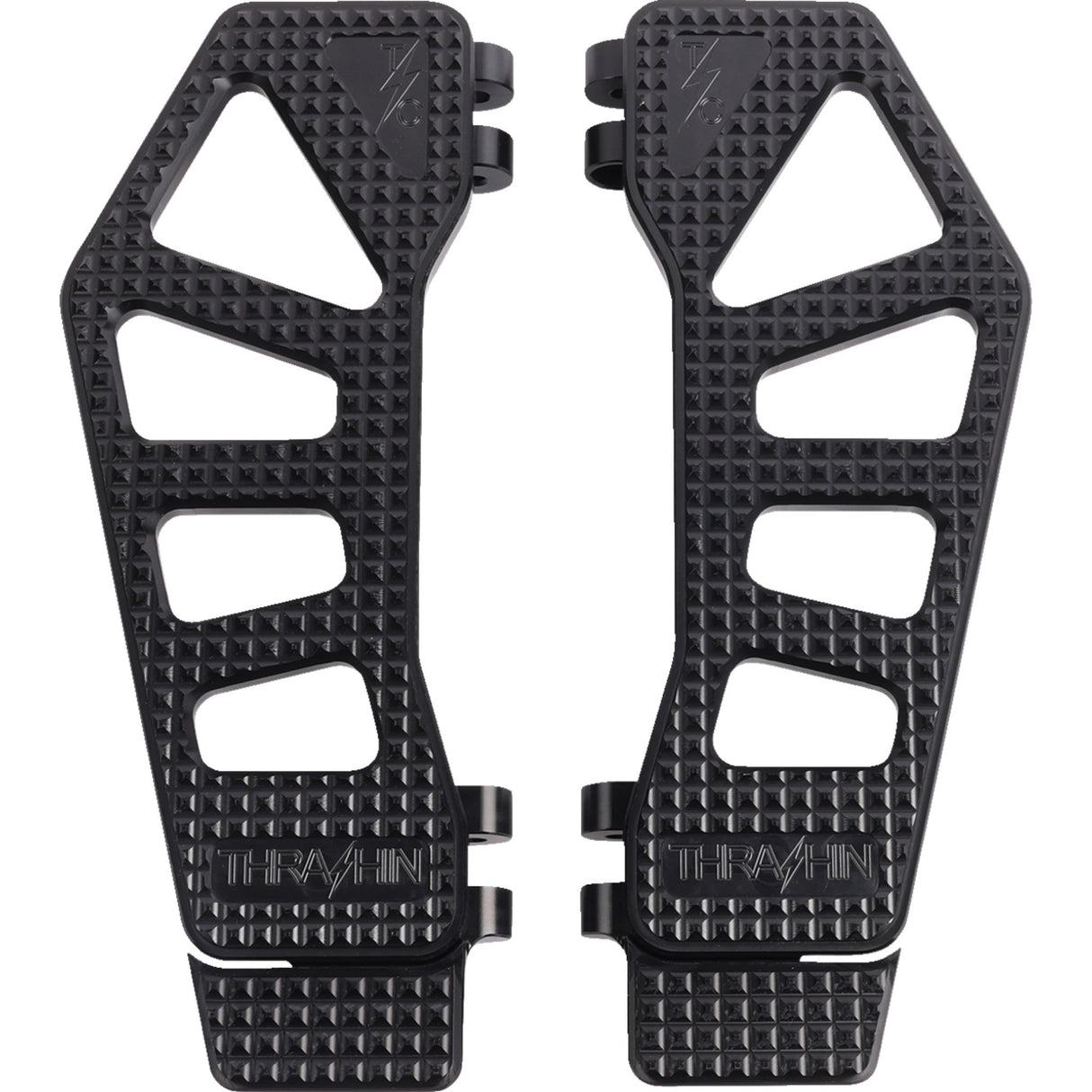 THRASHIN SUPPLY CO. 1621-1115 TSC-2214-1 Floorboard Extensions - Apex Floorboard Tail Extension - Black